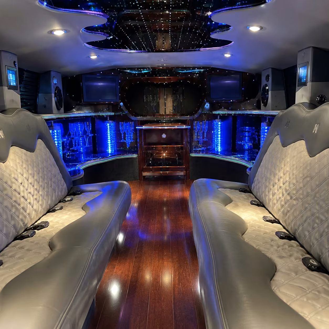 hummer limo interior
