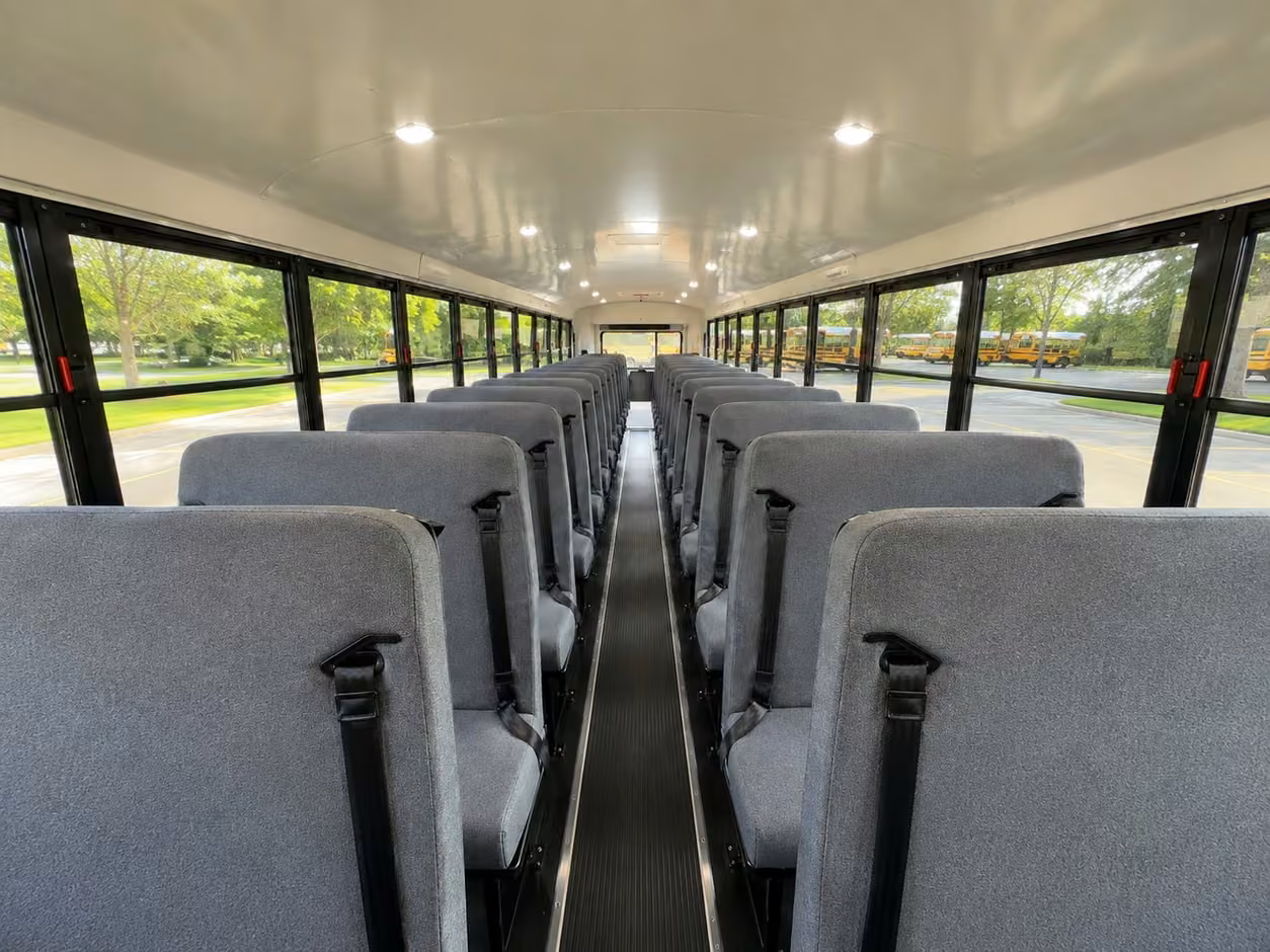 school bus interior
